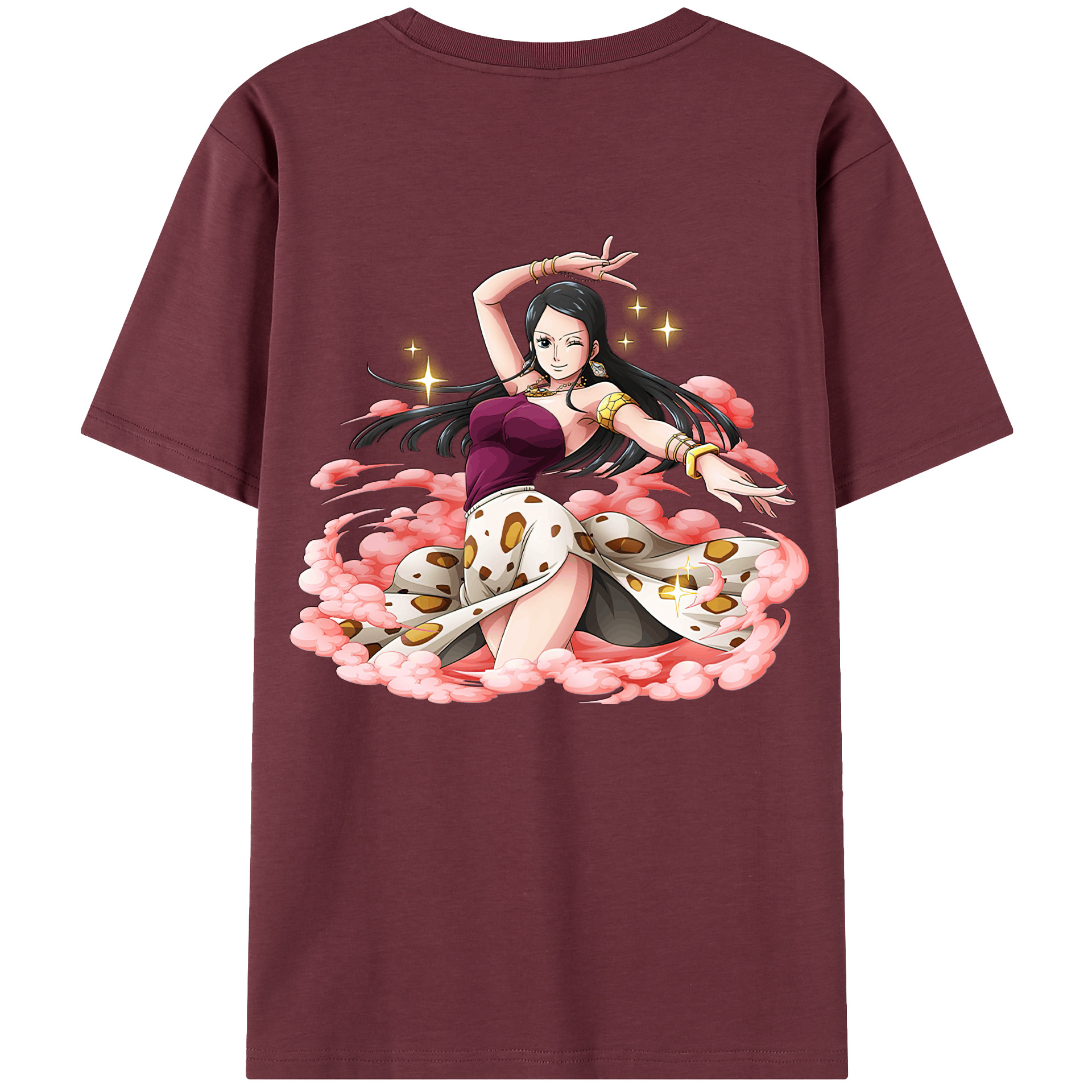 ワンピース ニコ・ロビン ONE PIECE Nico Robin 綿100％半袖Tシャツ（背面プリント）